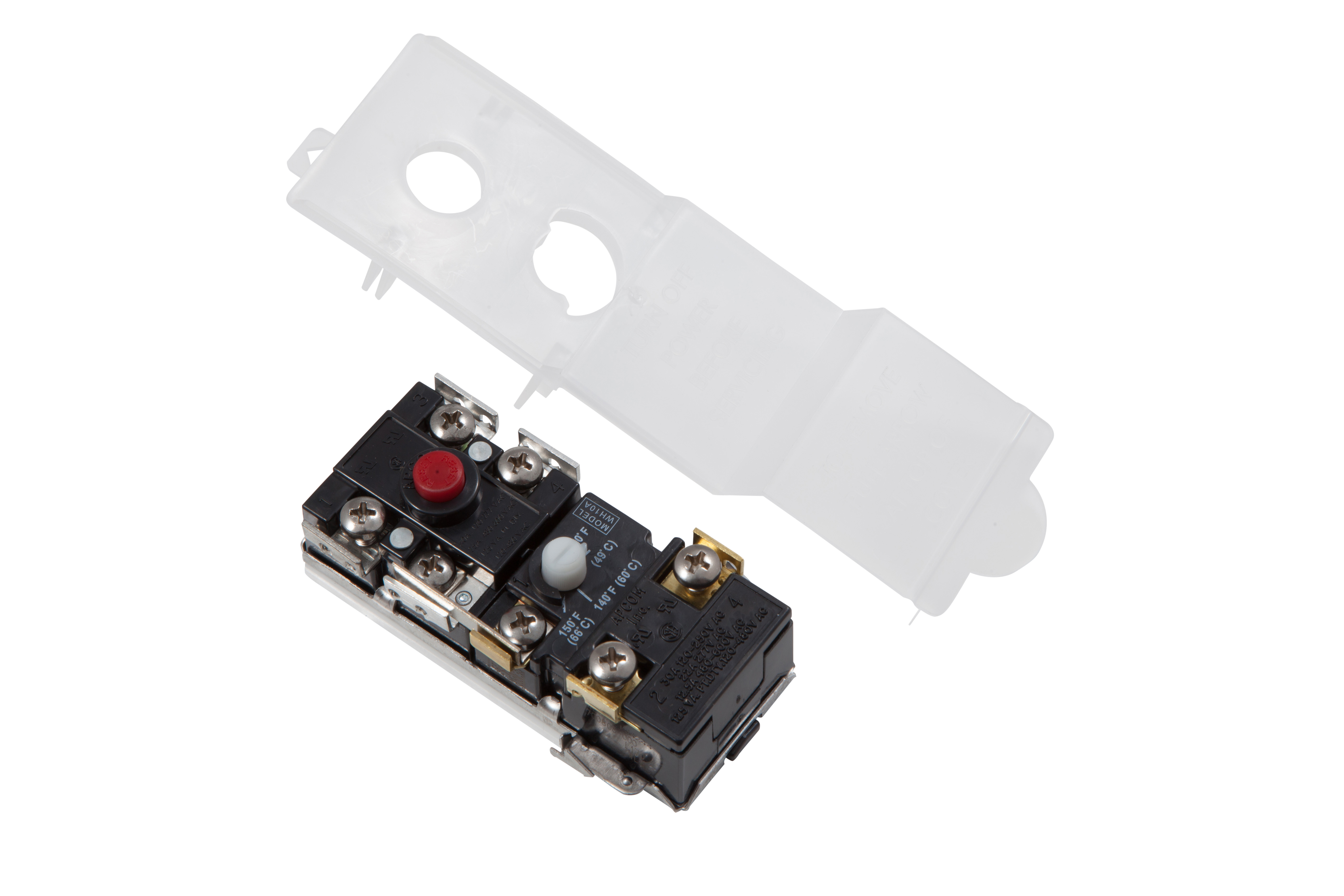 AO SMITH 100108683:K,THERMOSTAT UPPER W/ECO & COVER,WH10-6A,UPPER (replaces 9001954015)