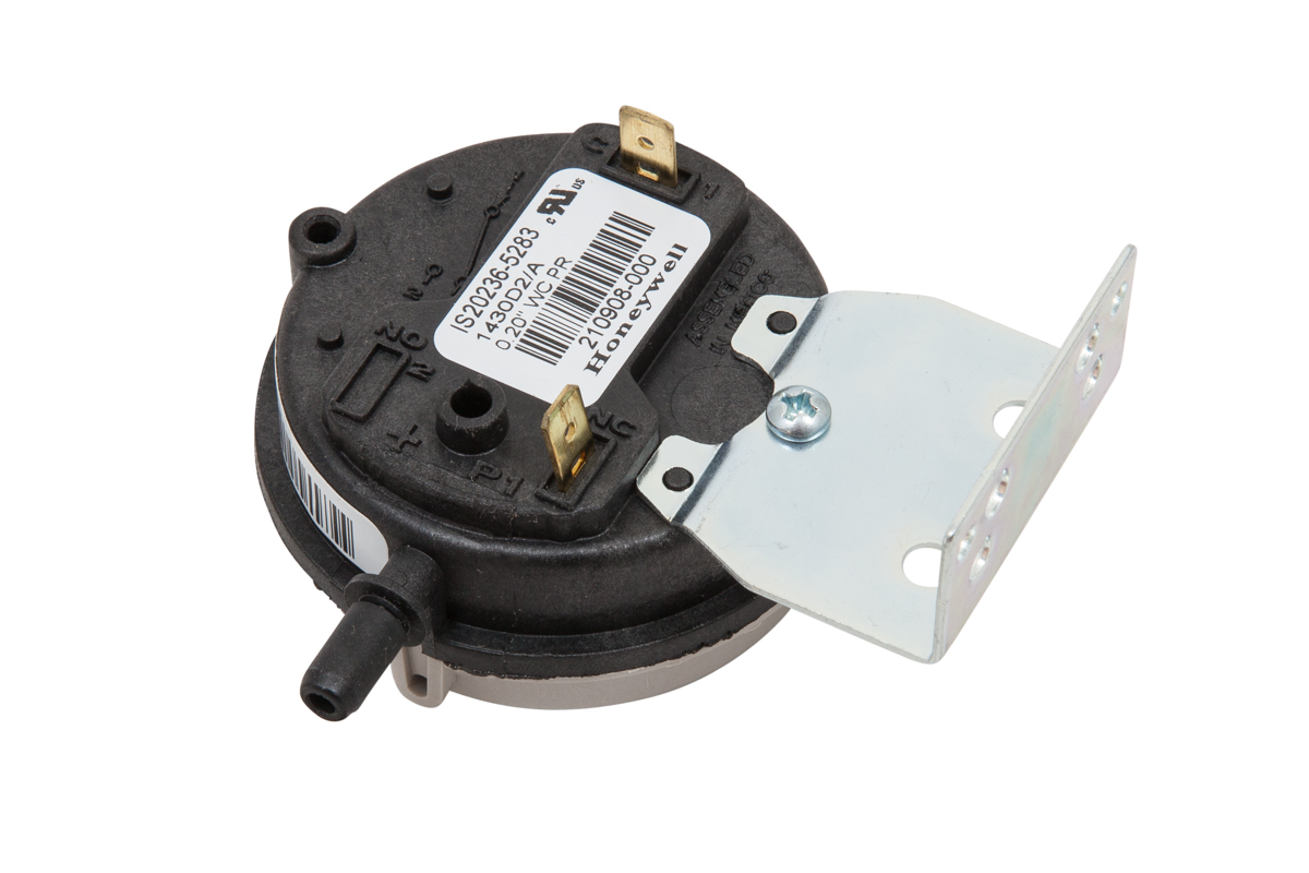 AO SMITH 100110973:K,SWITCH,BLOCKED FLUE,.20inchWC,NC (replaces 9006188215, 210908,192761-1)