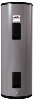 RHEEM ELDS30-TB: (684161) 28 GALLON, 12.0 KW, 480 VOLT, 1 PHASE, (2-6000 WATT ELEMENT, SHIPS SIMULTANEOUS WIRING-1 PHASE, FIELD CONVERTIBLE TO NON-SIMULTANEOUS 6 KW AND/OR 3 PHASE), LIGHT DUTY COMMERCIAL ELECTRIC WATER HEATER WITH TERMINAL BLOCK