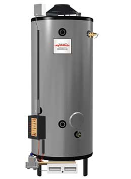 RHEEM G100-200: (397269) 100 GALLON, 199,000 BTU, NATURAL GAS WATER HEATER, 6inch VENT, UNIVERSAL SERIES