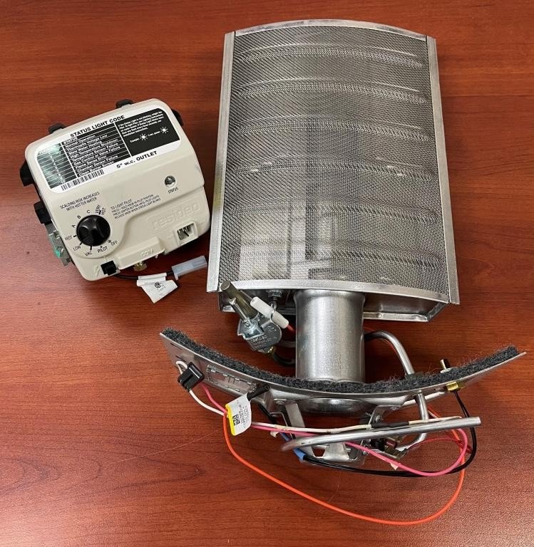 AO SMITH 100346613: K,BURNER ASSEMBLY,ULN,16inch,TCO,2inchVALVE  (replaces 100093967 burners that have a 2inch shank gas valve)