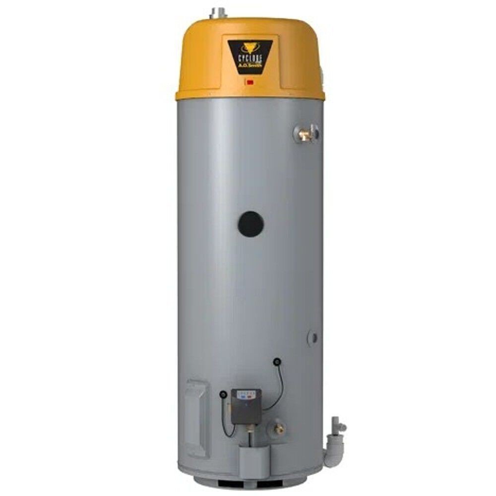 AO Smith BTX-80: 50 Gallon, 76,000 BTU, Cyclone HE Commercial Gas Water Heater, Natural Gas , 2inch, 3inch or 4inch Power Vent, 90% Thermal Efficiency, (certified to 5300' above sea level)
